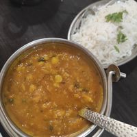 Lentejas dal at CurryPizza in Borriana