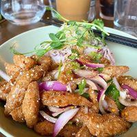 Nam tok muu at Thai Vegan Kitchen in Helsinki