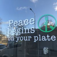 100% animal friendly! at Thai Vegan Kitchen in Helsinki