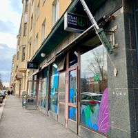 The restaurant at Thai Vegan Kitchen in Helsinki