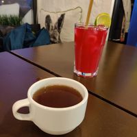 Free tea at Thai Vegan Kitchen in Helsinki