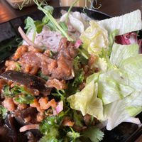 Main dish at Thai Vegan Kitchen in Helsinki