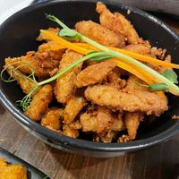 Appetisers - Seitan with lemon, deep fried at Thai Vegan Kitchen in Helsinki