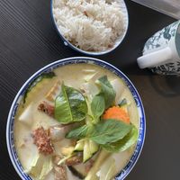 Green curry   at Thai Vegan Kitchen in Helsinki