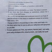 Facts at Thai Vegan Kitchen in Helsinki