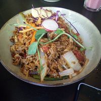 Fried Rice with vegan belly at Thai Vegan Kitchen in Helsinki