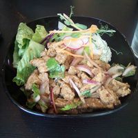 Nam Tok Muu at Thai Vegan Kitchen in Helsinki