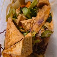 Red thai curry at Thai Vegan Kitchen in Helsinki