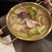 Green curry with plant protein  at Thai Vegan Kitchen in Helsinki
