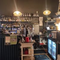 Inside at Thai Vegan Kitchen in Helsinki