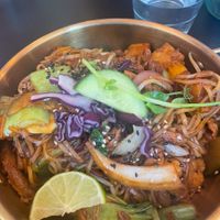 Pad thai  at Thai Vegan Kitchen in Helsinki