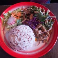 Nam Tok Muu at Thai Vegan Kitchen in Helsinki