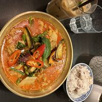 Red Curry very different than last time i had it but still great😄 at Thai Vegan Kitchen in Helsinki
