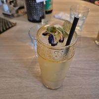 Ginger drink at Thai Vegan Kitchen in Helsinki