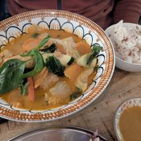 Red curry at Thai Vegan Kitchen in Helsinki