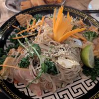 Gluten free pad thai at Thai Vegan Kitchen in Helsinki