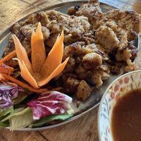 Appetizer: ‘beef’ (soy meat)  at Thai Vegan Kitchen in Helsinki