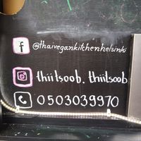 Contact info at Thai Vegan Kitchen in Helsinki