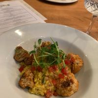 Cauliflower risotto at Woodlands in Bury St Edmunds