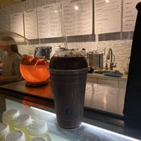 The scrutinizer smoothie 😻 at Organic Luv Nutrition Bar in West Vancouver