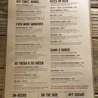 Vegan options clearly labeled at Lost Forty Brewing in Little Rock