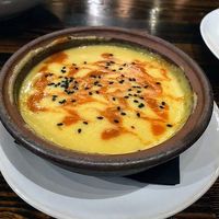 Creamed corn soup at Saffron in Las Vegas