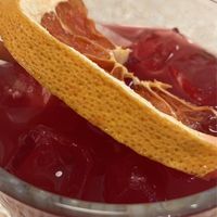 cranberry grapefruit juice at Golden Burro in Leadville