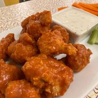 cauliflower buffalo wings at Golden Burro in Leadville