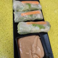 Fresh spring rolls at Ananda - Acherstrasse in Bonn