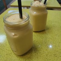 Vegan mango lassi at Ananda - Acherstrasse in Bonn
