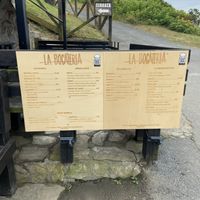 la carta  at La Bocatería in Sopelana