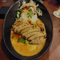 Peanut curry with vegan duck at ChayArt in Berlin