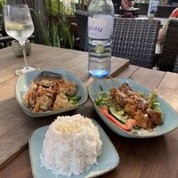 A sampling of our tapas style order  at ChayArt in Berlin