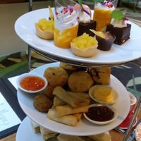 Vegan high tea at Hectors Restaurant in Auckland
