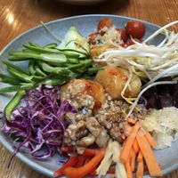 Paradise bowl at Hectors Restaurant in Auckland