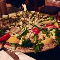 Half 3 P Pizza and Half Chef's Special at Pizza Research Institute in Eugene