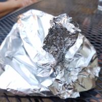 leftovers wrapped like a cobra at Pizza Research Institute in Eugene