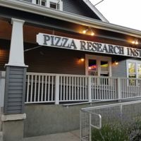 outside at Pizza Research Institute in Eugene