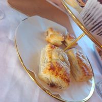 High tea savoury pastries at Honeymans of Bowburn in Durham