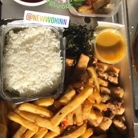 Vegan munch box and stir fried veg  at Woks Bar and Restaurant in Brandon
