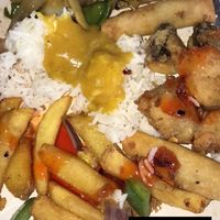 Selection of food  at Woks Bar and Restaurant in Brandon