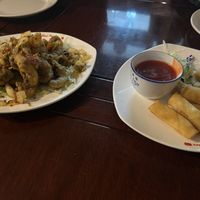 This place has a separate vegan menu and it’s lovely! Salt and pepper mushroom starter (pictured) was so tasty.  #Veganuary at Woks Bar and Restaurant in Brandon