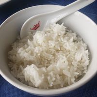 Fluffy rice 🍚 at Woks Bar and Restaurant in Brandon