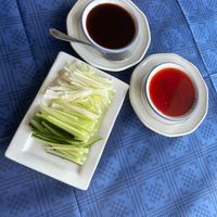 Bits for vegan crispy duck at Woks Bar and Restaurant in Brandon