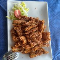 Vegan crispy duck at Woks Bar and Restaurant in Brandon