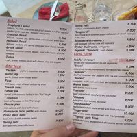 Avocado salad, falafel.. at Arismari in Crete