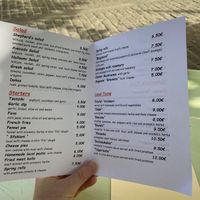 Plenty of vegetarian ans vegan choices.  at Arismari in Crete