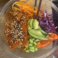 Bibimbap with tofu at Bento Factory in Winchester