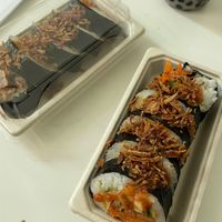 veggie kimchi kimbap at Bento Factory in Winchester