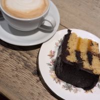 Jaffa cake cake. at Logie Steading in Forres